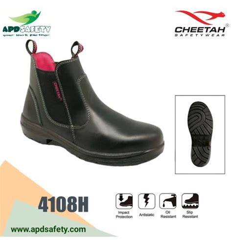 Jual Bayar Di Tempat Sepatu Safety CHEETAH 4108H Woman Safety Shoes