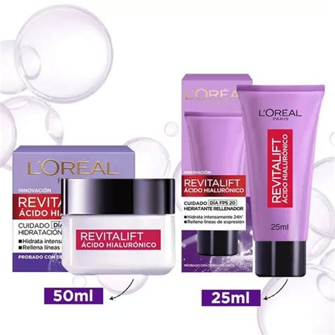 Kit de creme de dia ácido hialurônico Mini l Oréal Paris L Oréal