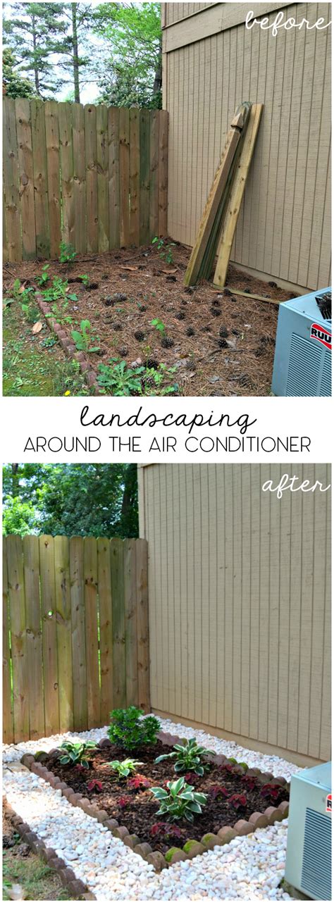 Landscaping Around The Air Conditioning Unit