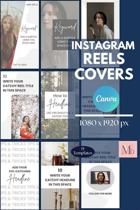 Minimal Instagram Templates Reels IGTV Reels Canva Templates IGTV Video