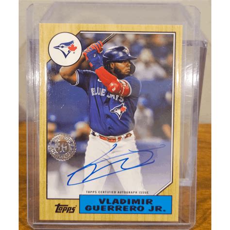 Topps Update Vladimir Guerrero Jr Autograph Ba Vg Toronto