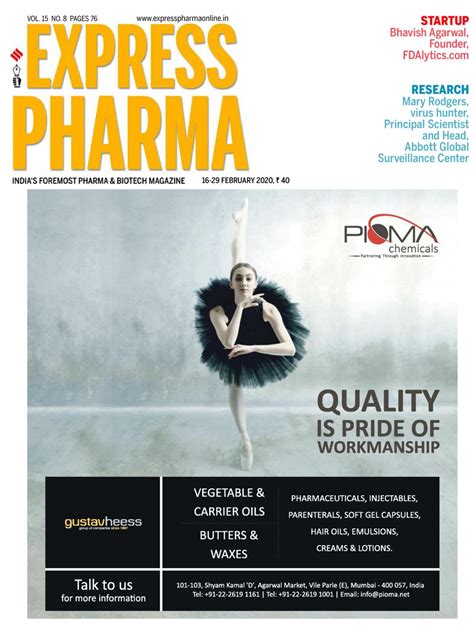 Express Pharma-February 16-29, 2020 Magazine - Get your Digital ...