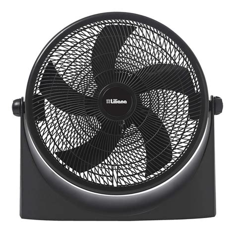 Ventilador De Pared Y De Piso Liliana Vtf P Negro Con Palas De