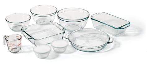 Anchor Hocking 11 Piece Glass Bakeware Set Clear