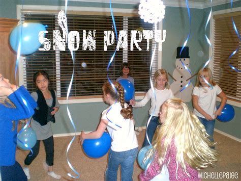 michelle paige blogs: Snow Party!