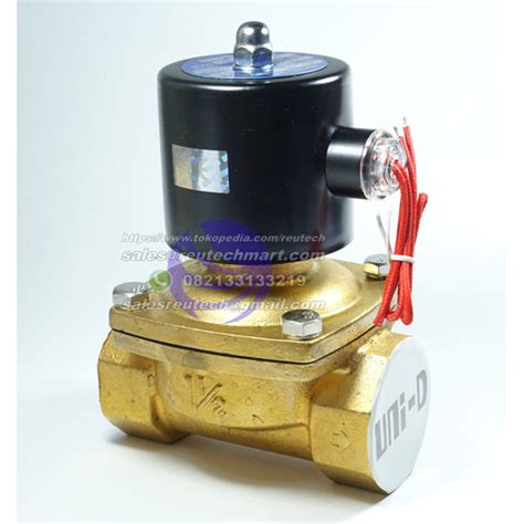 Jual UNI D UW 40 UW40 220Vac Solenoid Valve Kuningan 1 1 2 NC Kota