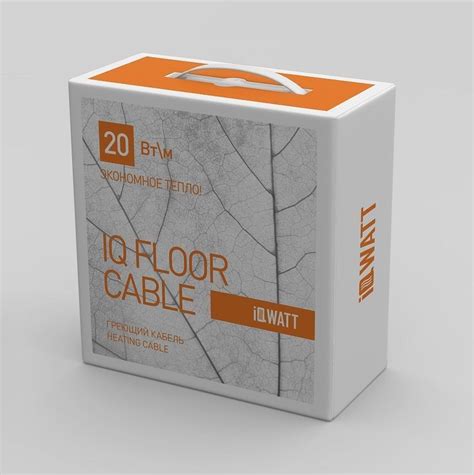 Электрический теплый пол IQWATT IQ Floor Cable - 110 купить в Санкт ...