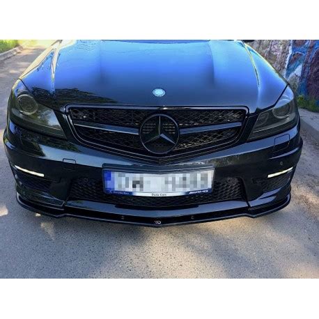 Lame Du Pare Chocs Avant Splitter Mercedes Benz Amg C W Facelift