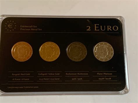 Monaco 2 Euro 2012 4 Monnaies Couleurs Catawiki