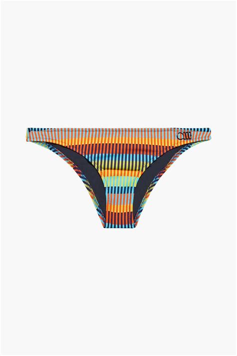 Solid Striped The Rachel Tief Sitzendes Bikini H Schen Mit Streifen