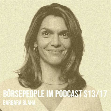 Börsepeople im Podcast S13 17 Barbara Blaha boerse social