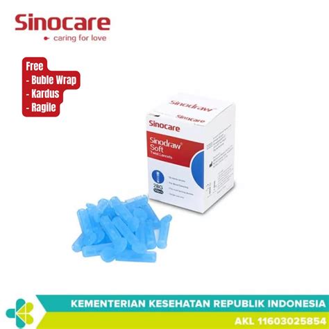 Jual Sinocare Sinodraw Blood Lancet G Pcs Shopee Indonesia