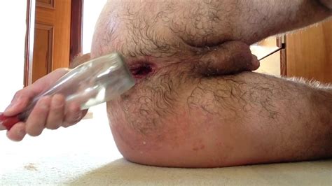 Anal Bottle And Held Wide Open Prolapse Thisvid