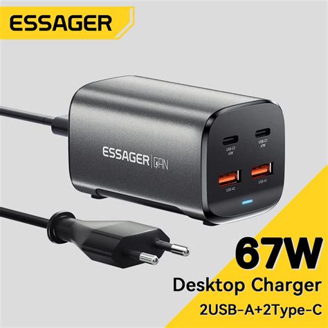 Adowarka USB 67W USB CGAN Szybkie Adowanie 4 0 QC 3 0 PD Typ C