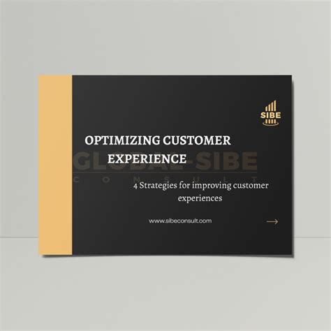 Optimizing Customer Experience - Global-SIBE Consult 