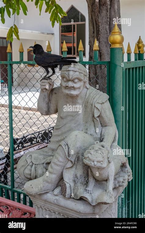 Statue At Wat Benchamabophit Dusitvanaram Marble Temple Buddhist