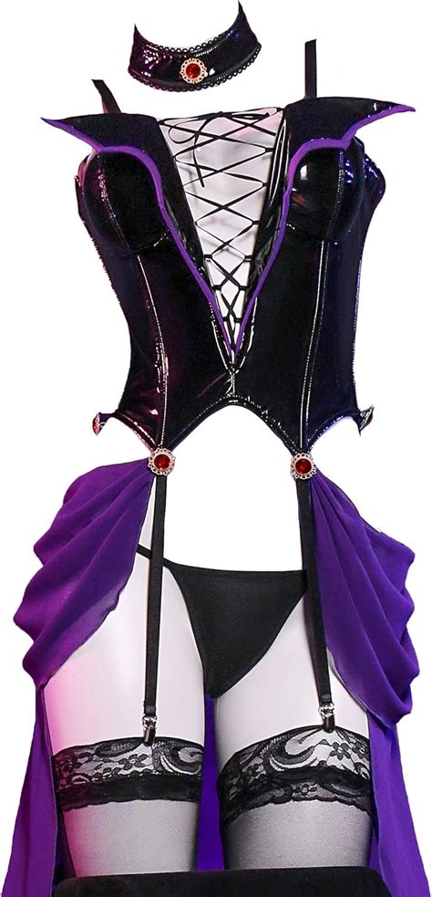 Amazon Miccostumes Women Adult Costume Anime Cosplay Sexy Lingerie Set Corset And Thong
