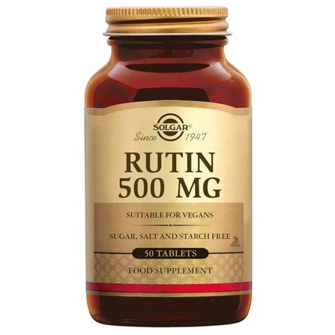 SOLGAR® Rutine 500 mg 50 pc(s) - Redcare Pharmacie