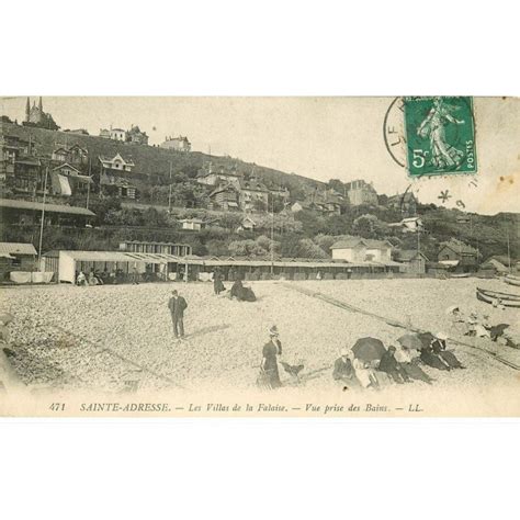 Carte Postale Ancienne Saint Adresse Les Villas De La Falaise