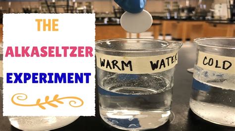 Alka Seltzer Tablets Experiment