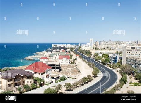 aktau, city, sea, lan dscape, kazakhstan, town, view, house, nature ...