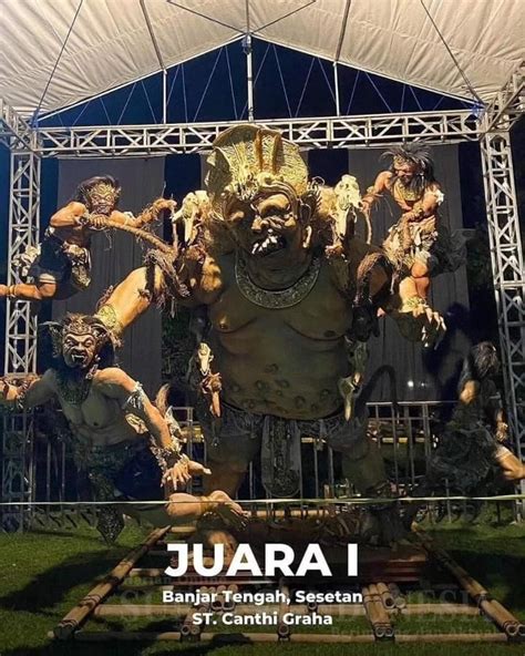 Juara Lomba Ogoh Ogoh Kasanga Fest Kota Denpasar 2024 Surya Indonesia