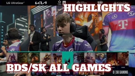 BDS Vs SK All Games Bo5 Highlights Round 1 LEC 2023 Season Finals