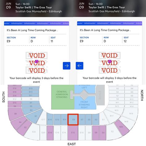 Selling 2 Tickets Taylor Swift The Eras Tour Edinburgh Scotland June 9 2024 R