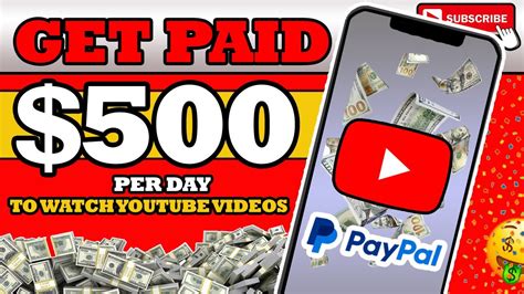 Make 500 Per Day Watching YouTube Videos Earn FREE PayPal Money For