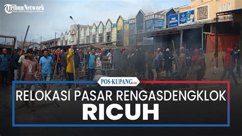 Relokasi Pedagang Pasar Rengasdengklok Karawang Berakhir Ricuh YouTube