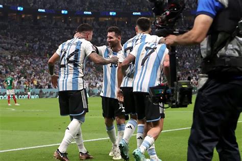 Hasil Pertandingan Piala Dunia Argentina Vs Meksiko Gol Jarak