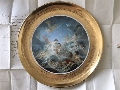 Mythologic Epoch Decorative Plate Jean Honore Fragonard And Francois