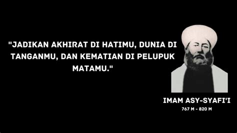 Quotes Terbaik Imam Syafiitentang Ilmu Dan Kehidupan Youtube