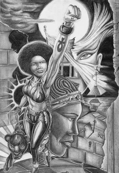 Beautiful Afro Black Melanated Art 🏾🖤