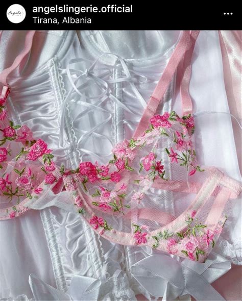 Floral Bra Pink Floral Loungerie Lingerie Collection Nightwear Aesthetic Clothes New Look