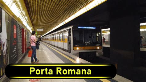 Metro Station Porta Romana Milan Walkthrough Youtube