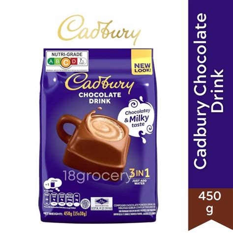 Cadbury 3 In 1 Hot Chocolate Drink 450g 15x30g Shopee Singapore