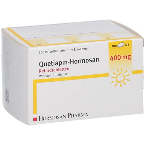 Quetiapin Hormosan Mg St Mit Dem E Rezept Kaufen Shop Apotheke