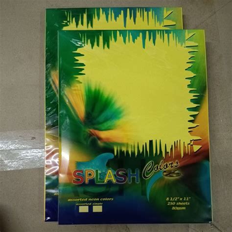 Splash Trigem Colored Paper Shopee Philippines