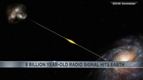 Astronomers Detect Signal Taking 8 Billion Years To Reach Earth Youtube