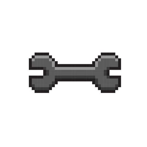 Single Wrench In Pixel Art Style 21564767 Vector Art At Vecteezy