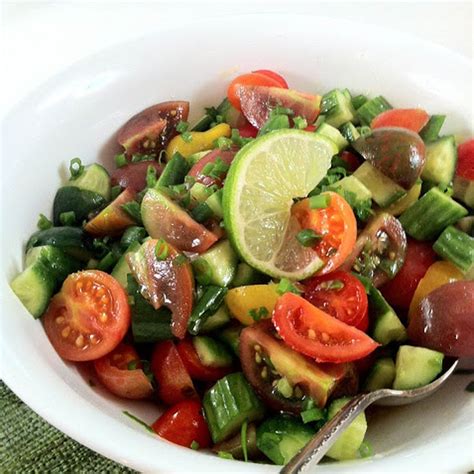 Persian Salad ~ An Easy Refreshing Chopped Salad With A Twist Of Lime Recipe On Food52 Recipe