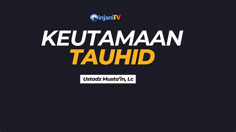 Live Kajian Rutin Muslimah Jum At Pagi Ustadz Musta In Lc