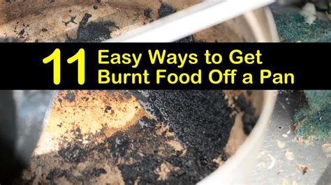 how to get burnt stuff off pan