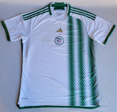 Adidas Algeria 22 Home Jersey Men's National Team Football Soccer White Green for sale online | eBay