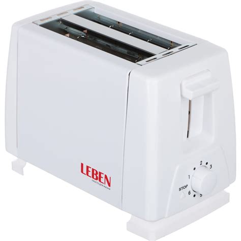 Тостер LEBEN 750 Вт, 2 отдела, функция выжигания фигурки на хлебе, 6 ...