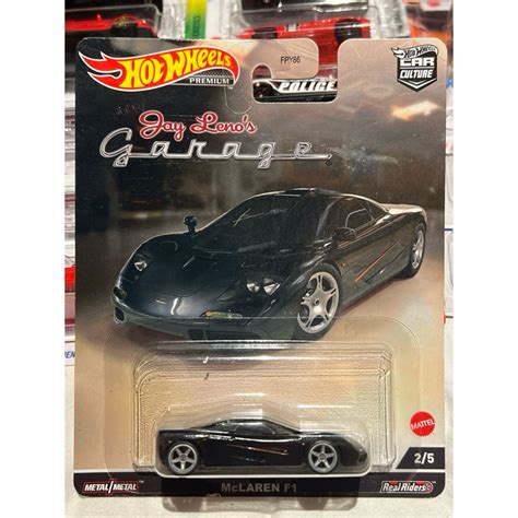 風火輪 hot wheels 傑 雷諾的車庫 麥拉倫 mclaren f1 黑色 精裝 膠胎 蝦皮購物