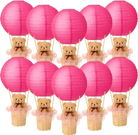 Amazon Coume Sets Baby Shower Hot Air Balloon Table Centerpieces Diy Paper Lanterns