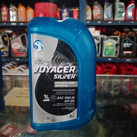 Jual Adnoc Voyager Silver 10W40 API SN 1 L Dan 4L Shopee Indonesia