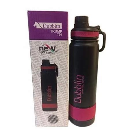 Black Dubblin Trump Stainless Steel Hot And Cold Water Bottle At Rs Piece In New Delhi
